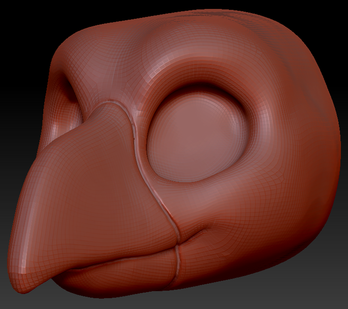 Western Kemono Toucan Head Base Variant 1
