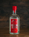 A 70cl bottle of Wicked Wolf Exmoor Lemon Vodka.