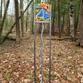 Wild Glass Garden Stake