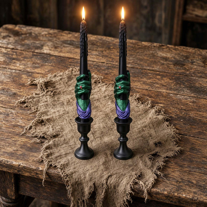 Witch's Hands Candles - Set of 2 - 10" Tall