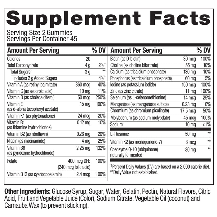 840160203862 sup-facts Women's 40+ Multi Multi Gummy product carousel image