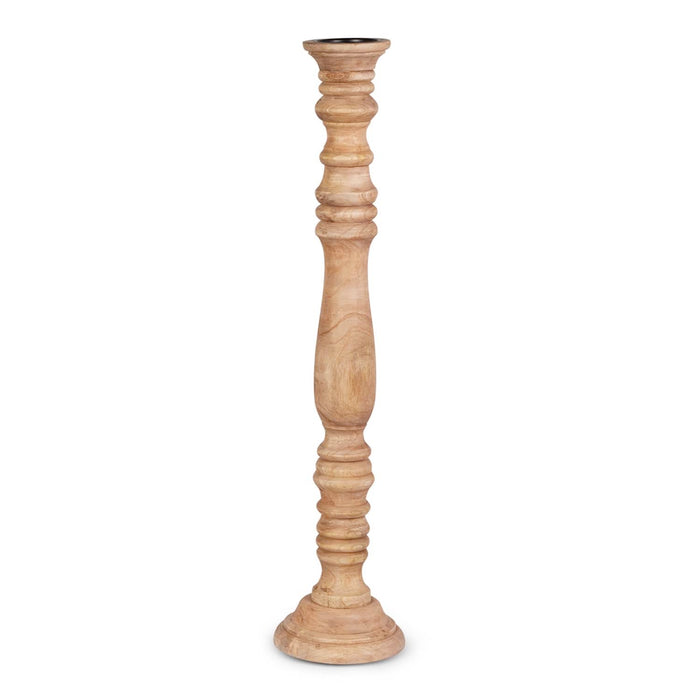 Wooden Candlestick - Large