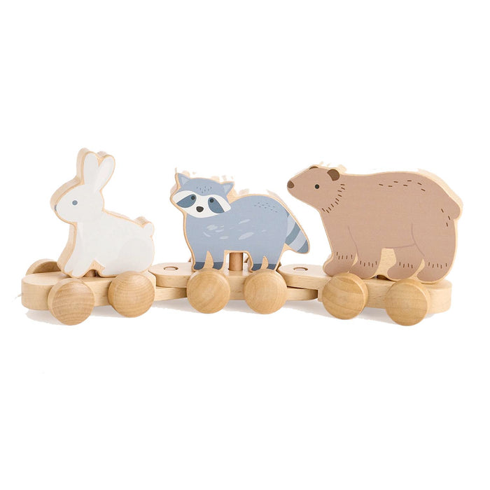 Wooden Forest Friends Pull Toy